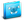 Folder Heart II Alt Blue Icon 24x24 png